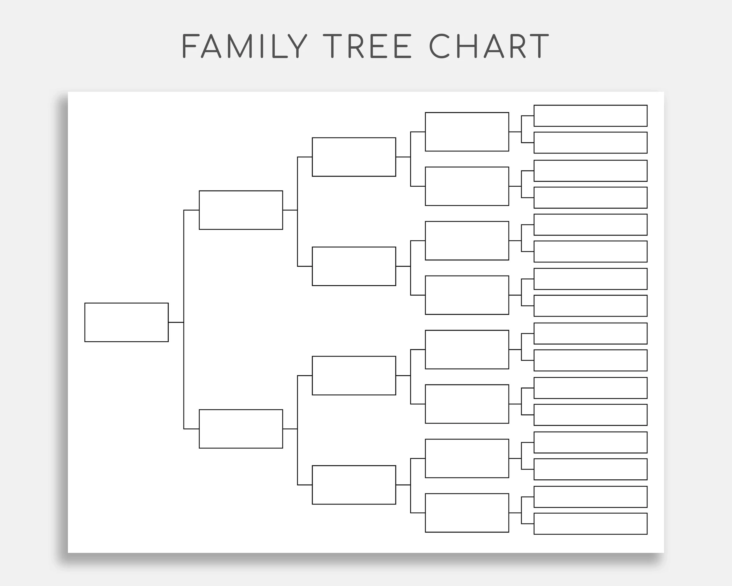 Printable Blank Tree Map Template