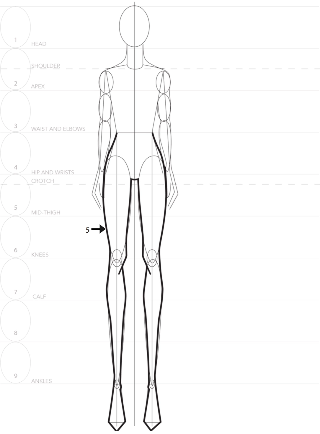 Clothing Sketch Blank Printables
