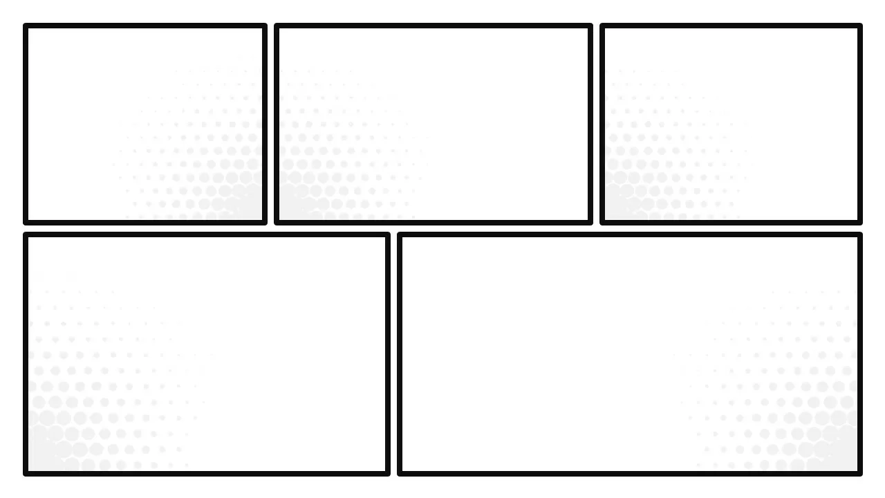 6 Square Comic Blank Printable