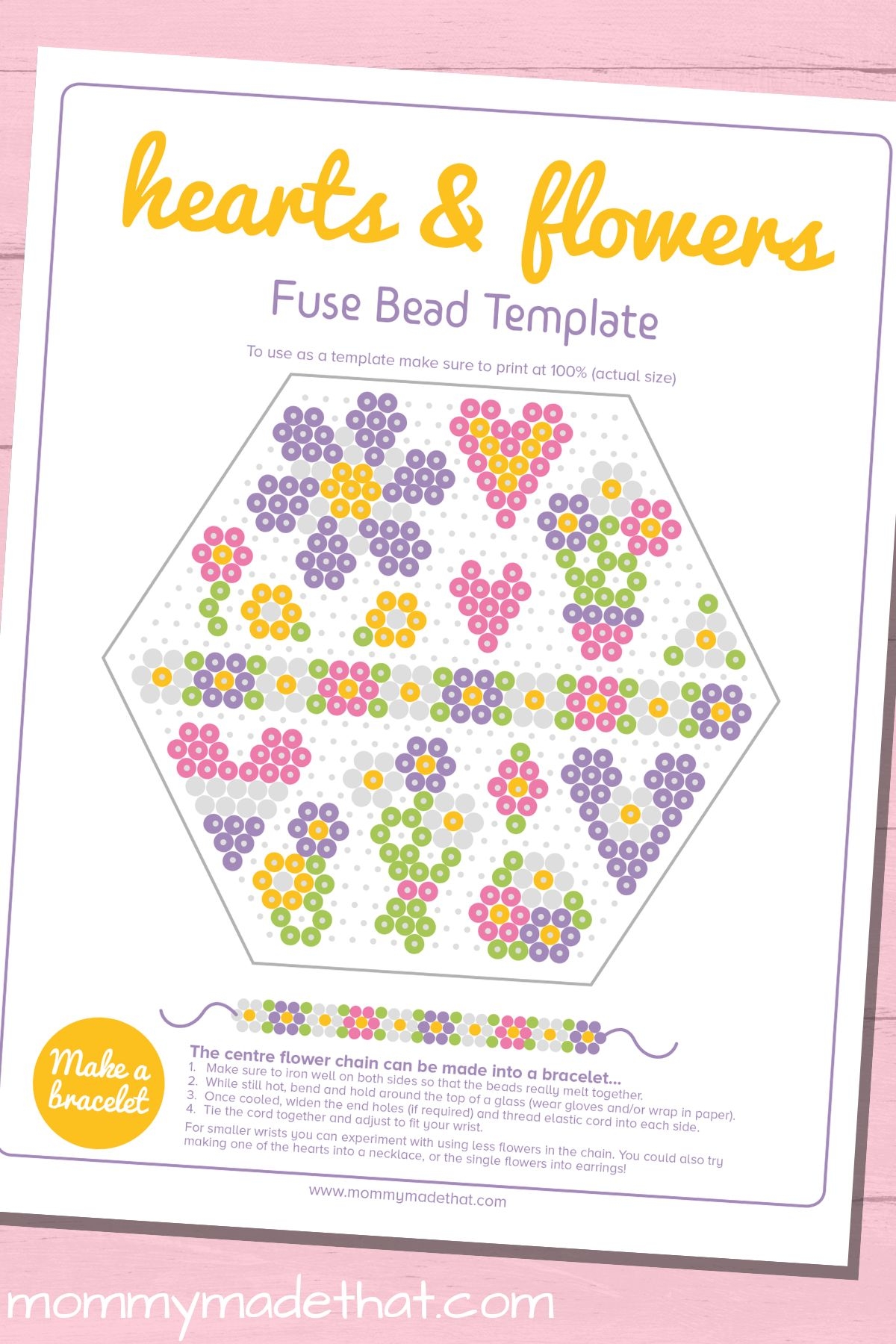 Iron Beads Templates Printable Blank