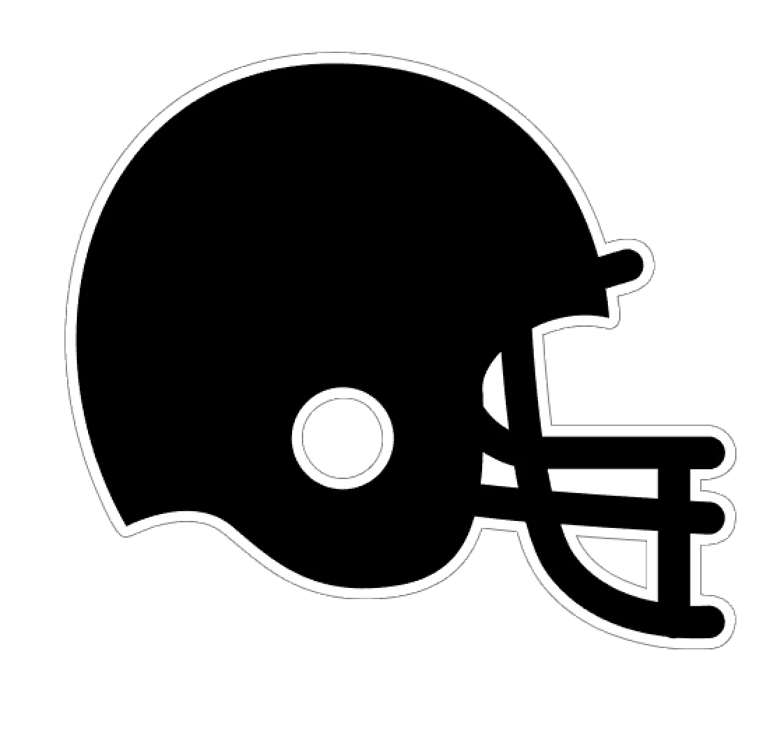 Blank Football Helmets Printable
