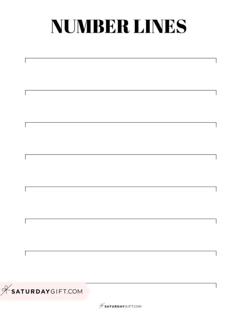 Fraction Number Line 16 Free Printables And Blank Worksheets
