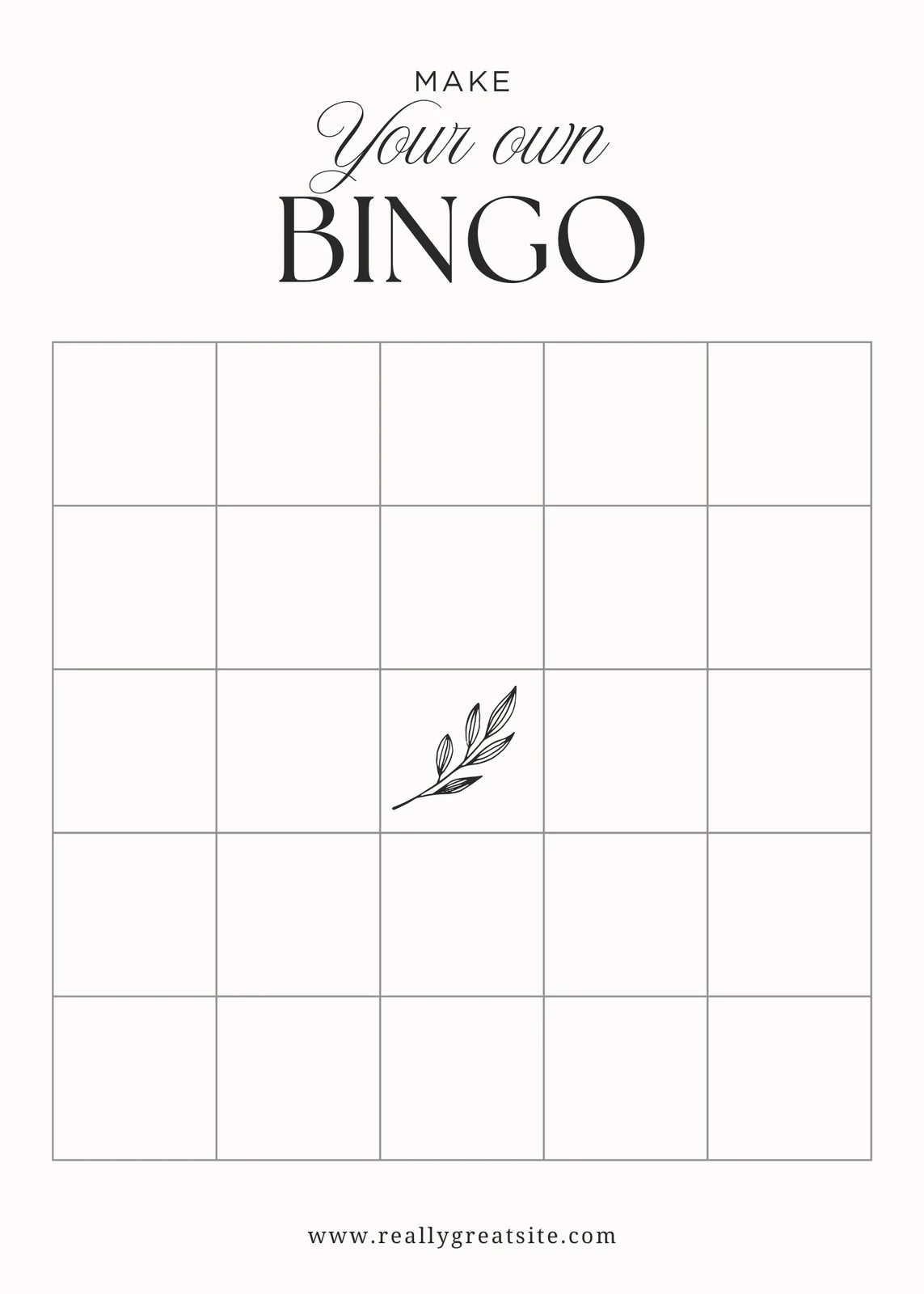 Free And Customizable Bingo Templates Canva