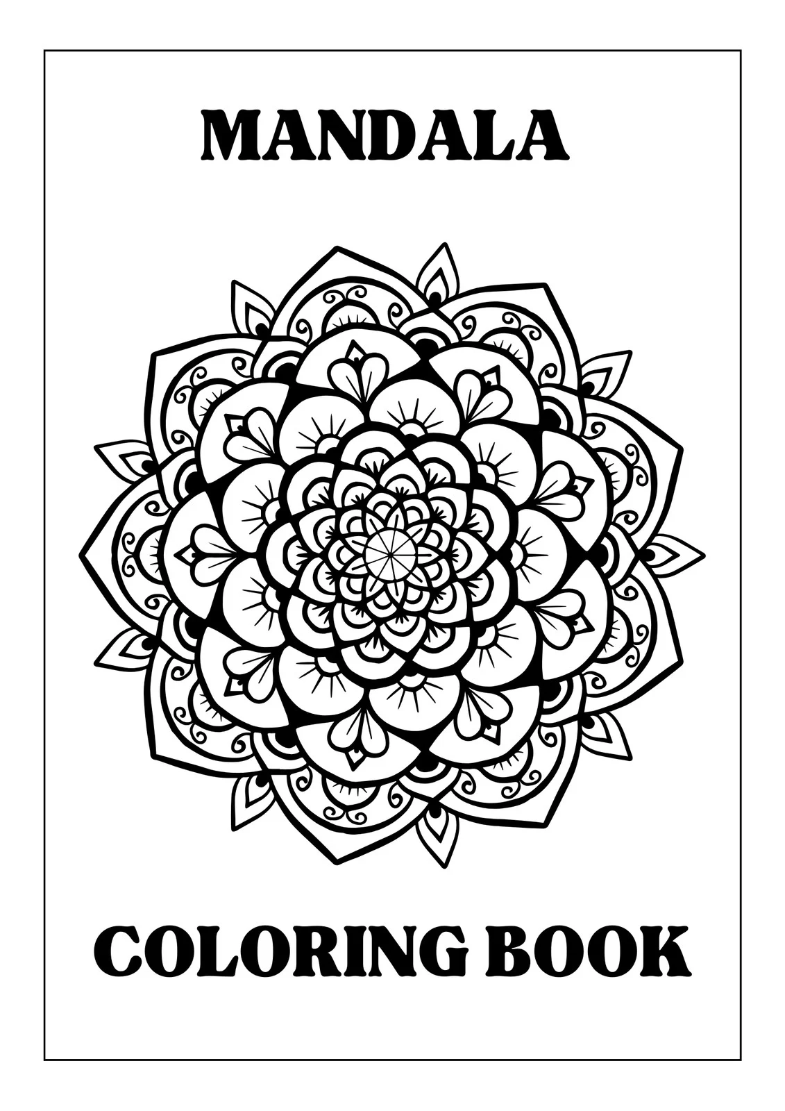 Blank Printable Mandala