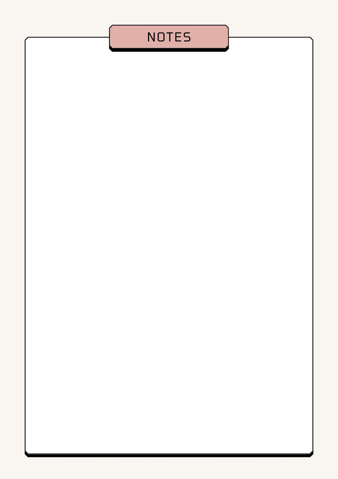 Free And Customizable Notes Templates