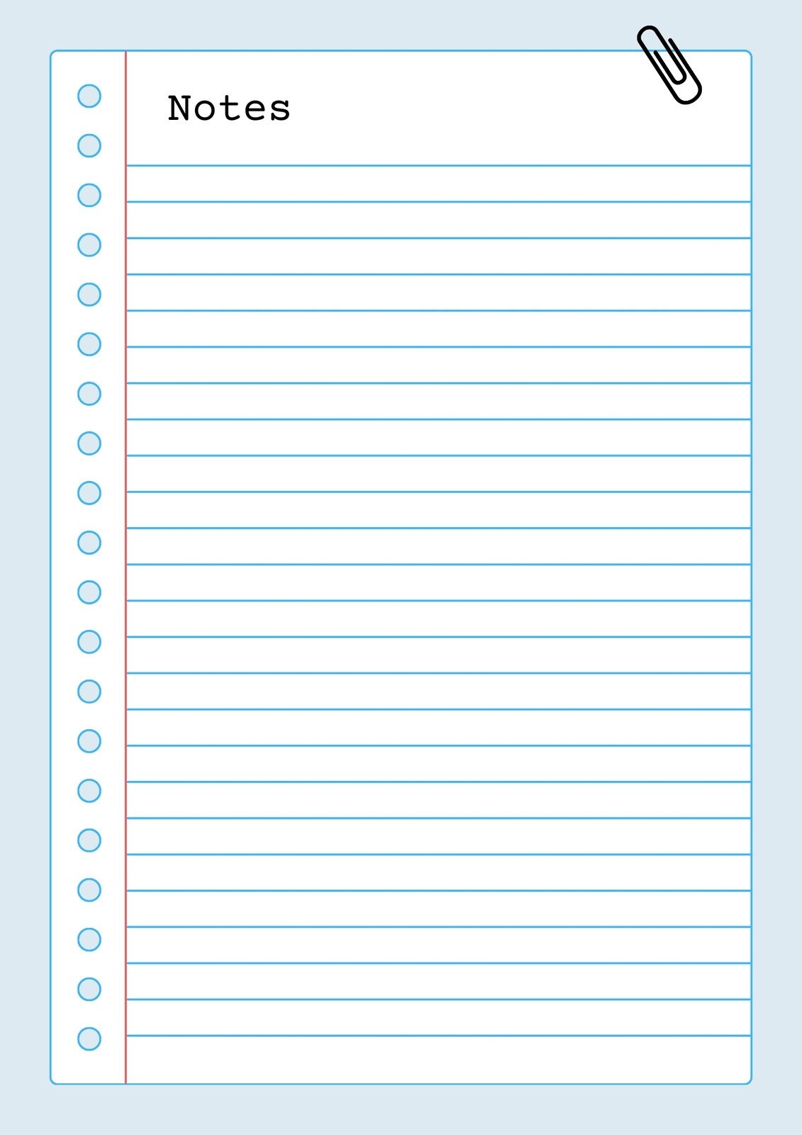 Blank Stationery Paper Printable