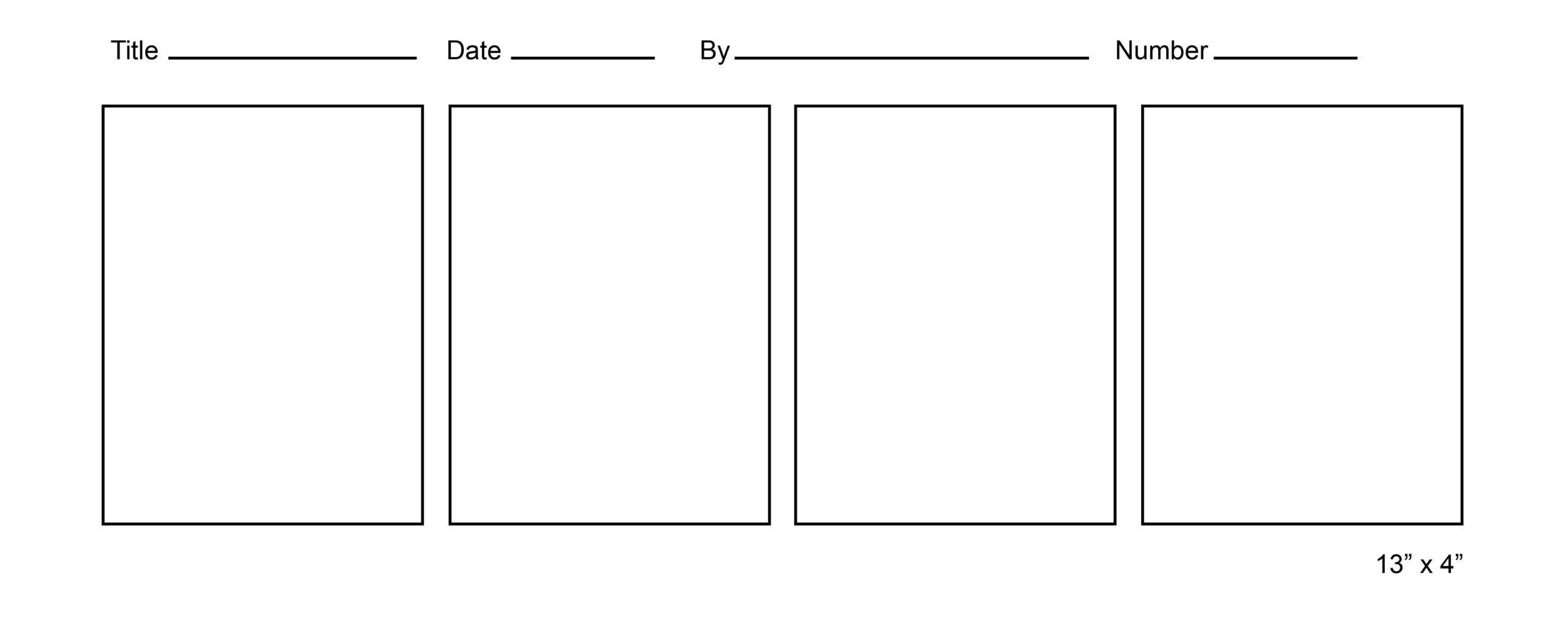 Cartoon Printables Blank