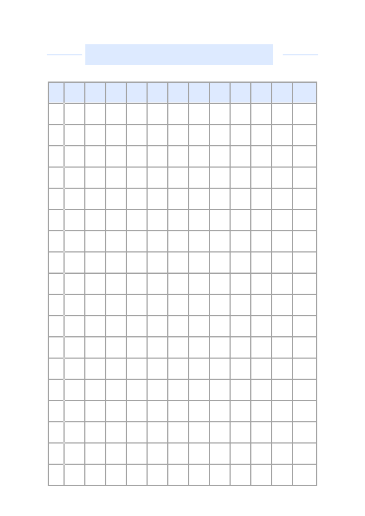 Blank Printable Page