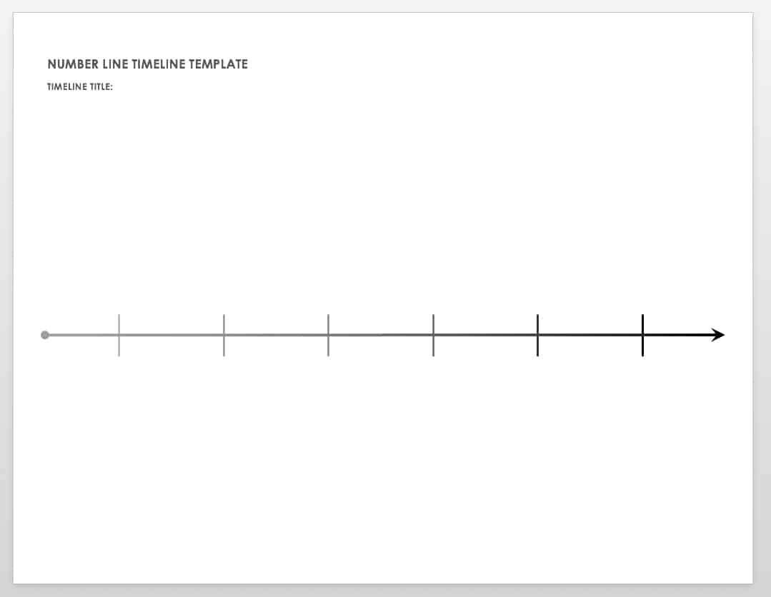 Timeline Blank Printable