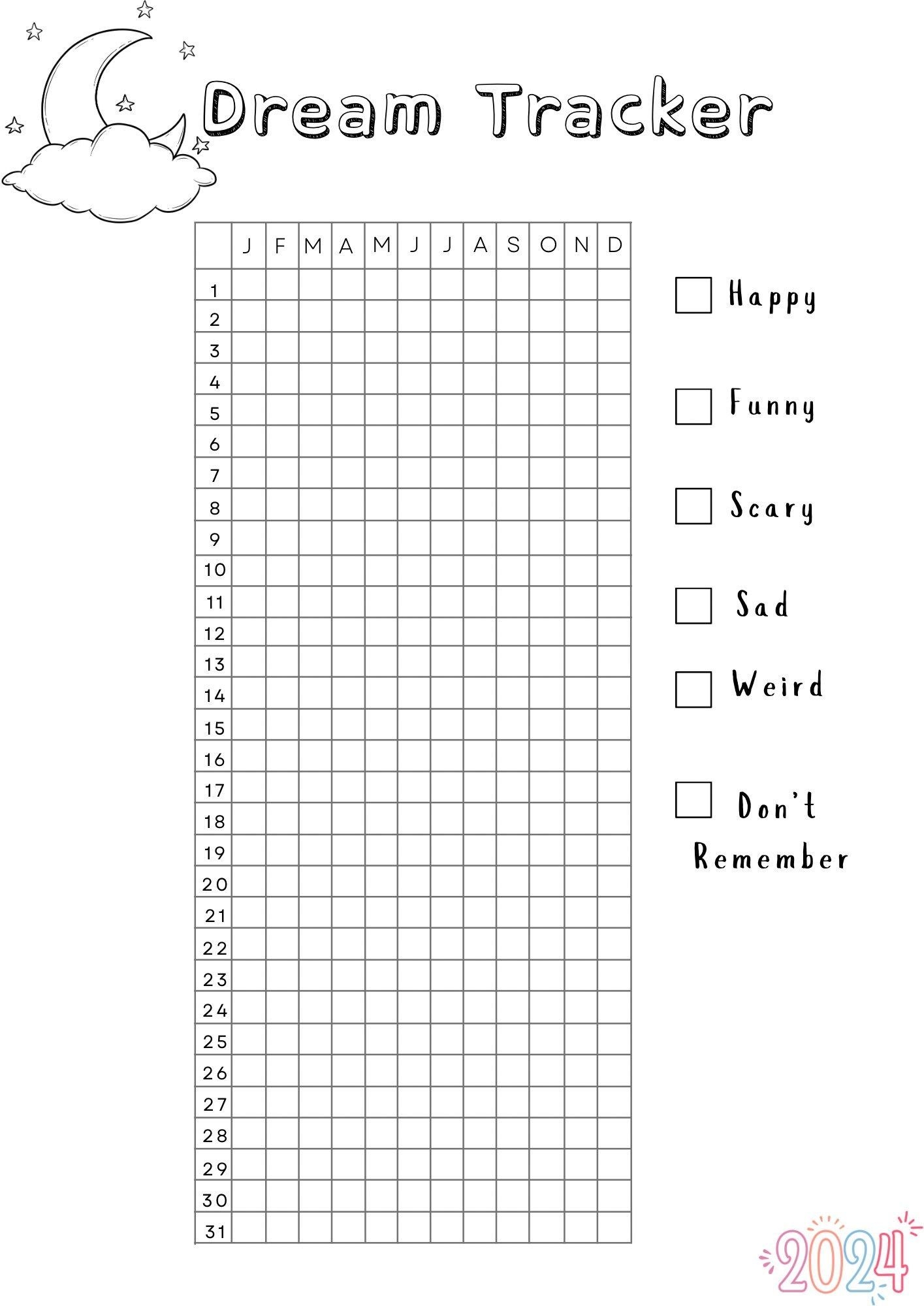 Bullet Journal Pages Blank Printable