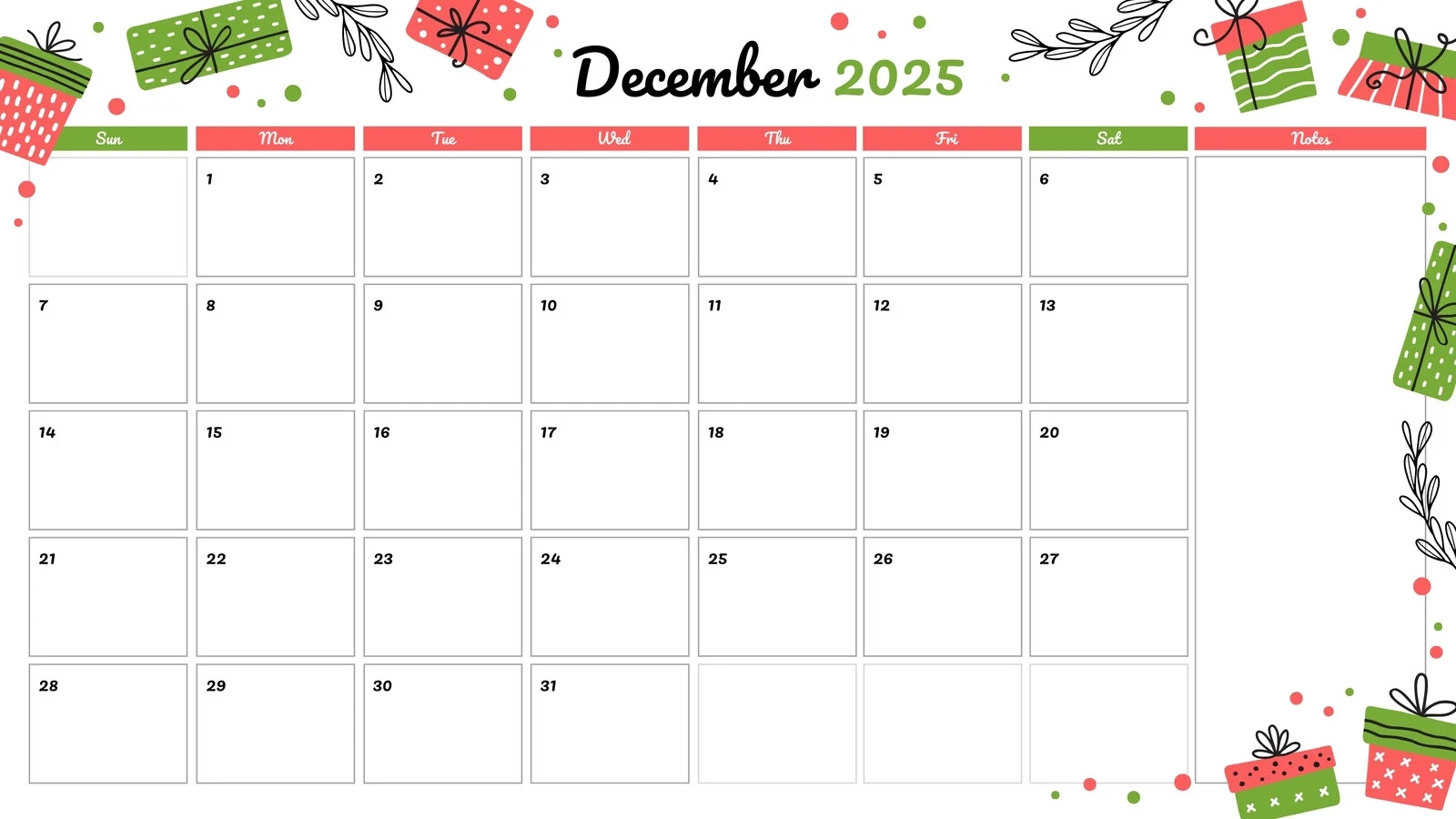 Free Custom Printable Winter Calendar Templates Canva