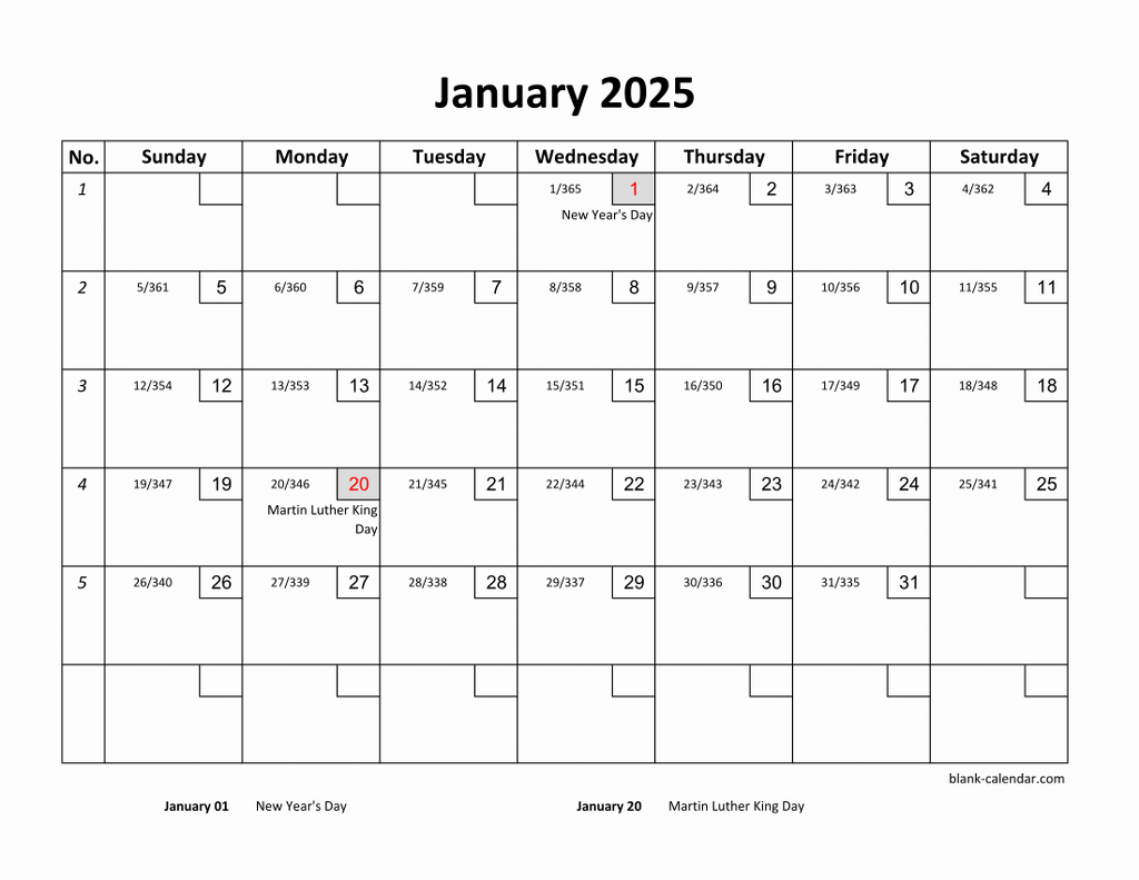 Free Download Printable Calendar 2025 With Check Boxes
