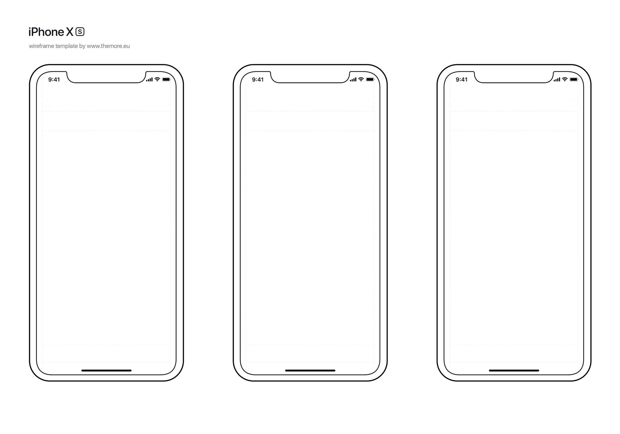 Blank Printable Cellphone Template