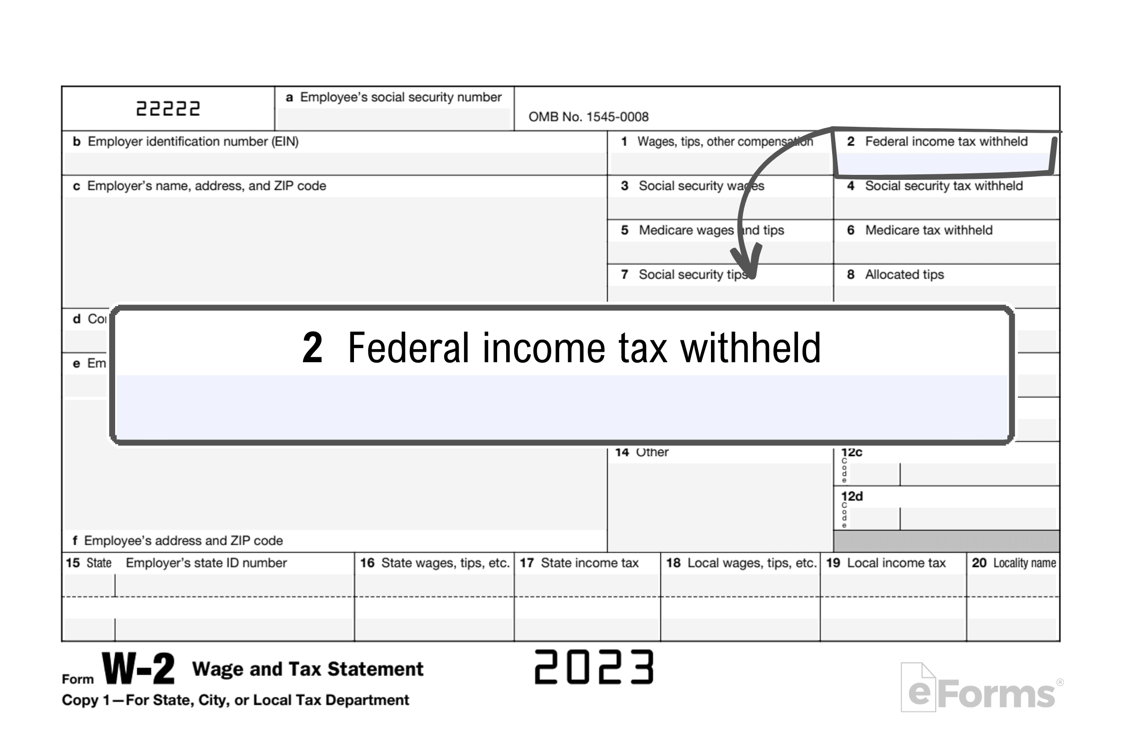 Printable Blank 2026 W2