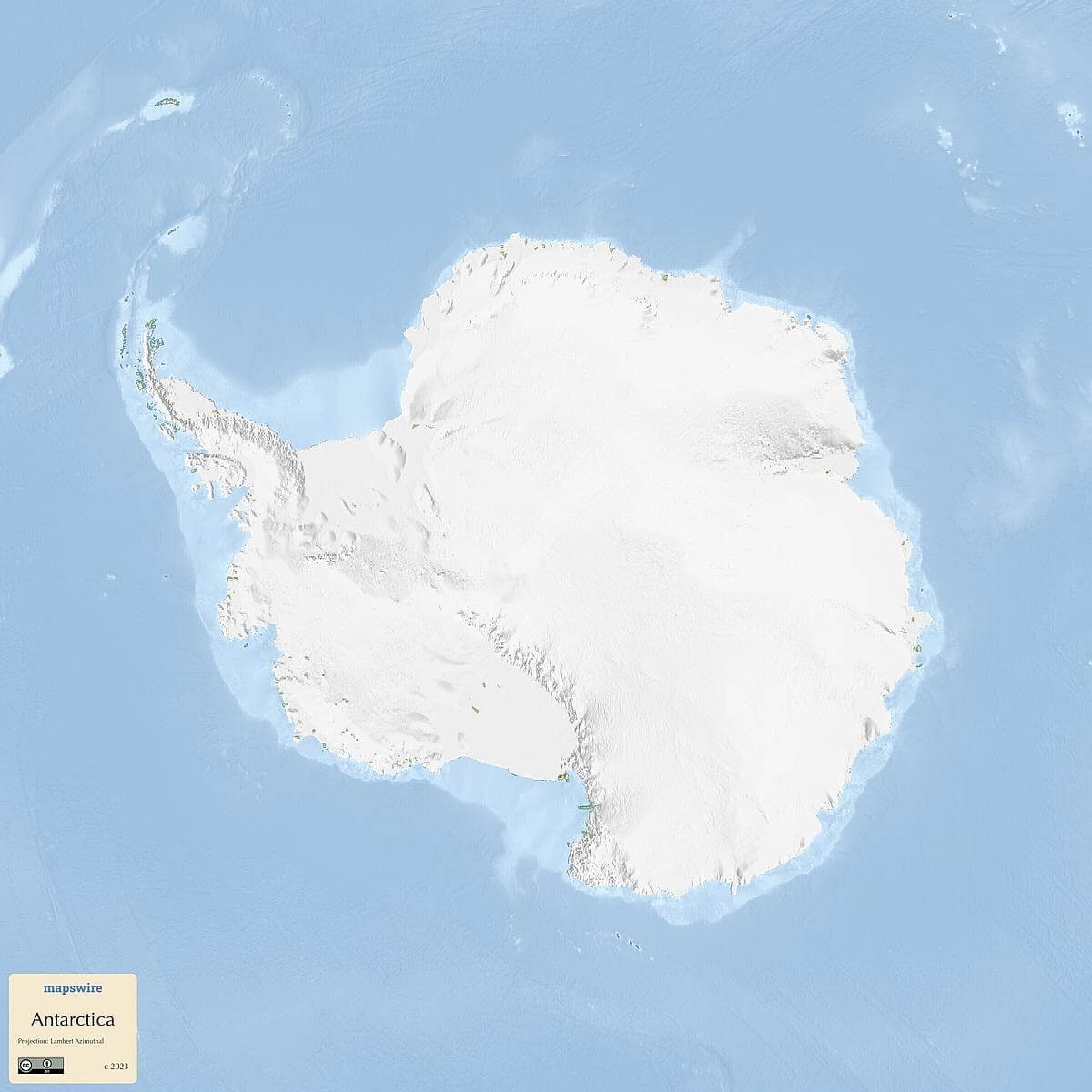 Printable Blank Map Of Antarctica