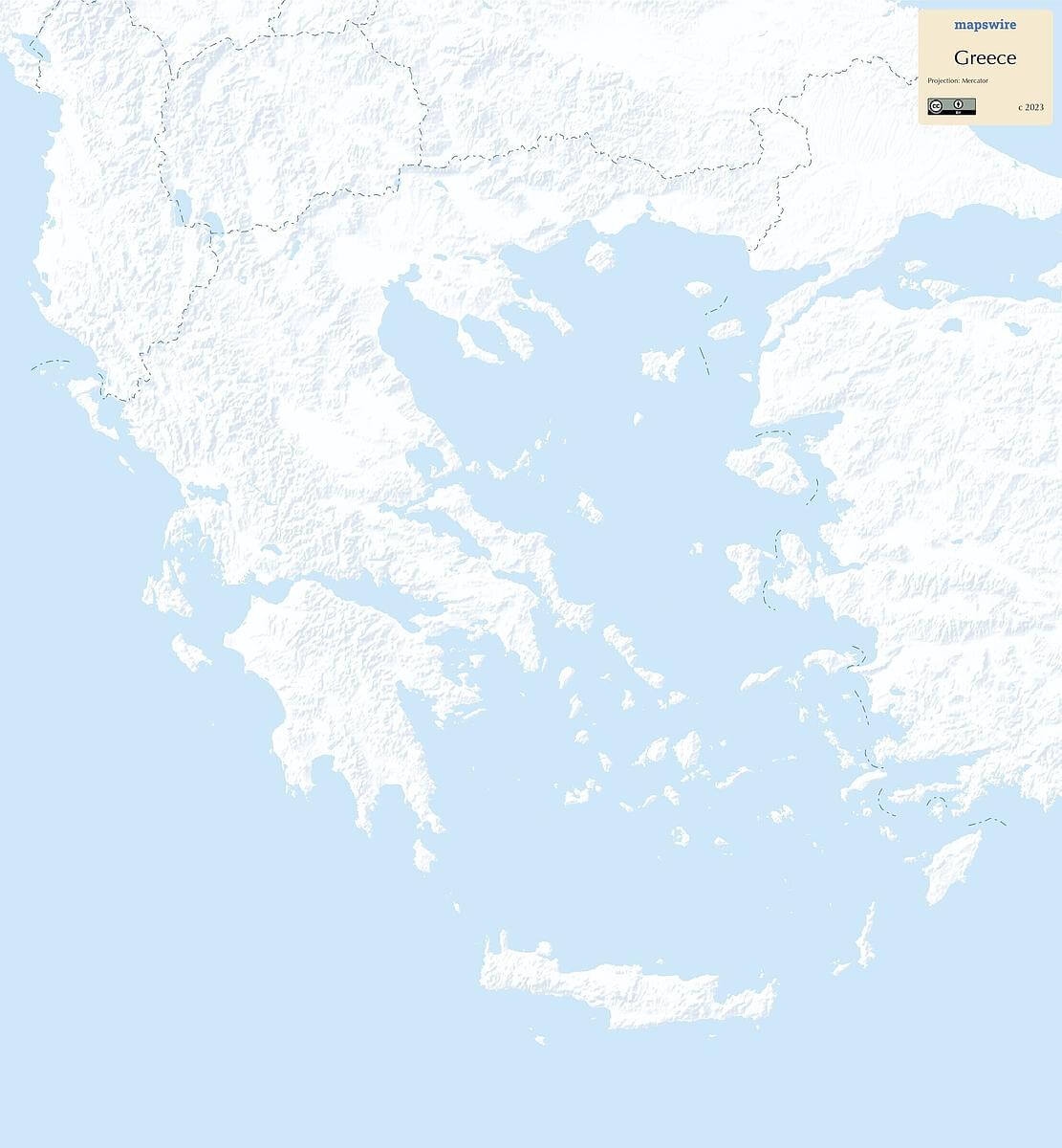 Printable Ancienct Greece Blank Map