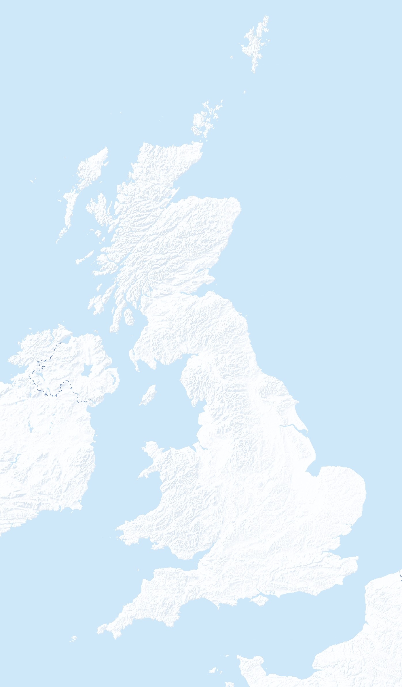 Blank Uk Map Printable