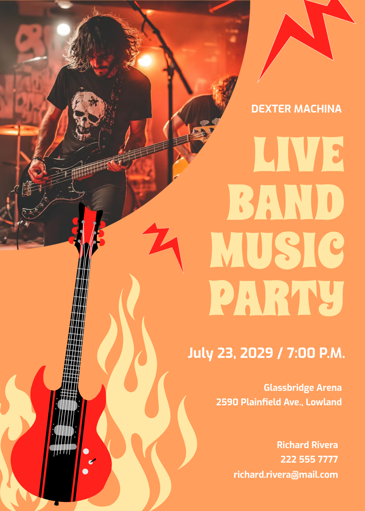 Free Music Invitation Templates Editable And Printable