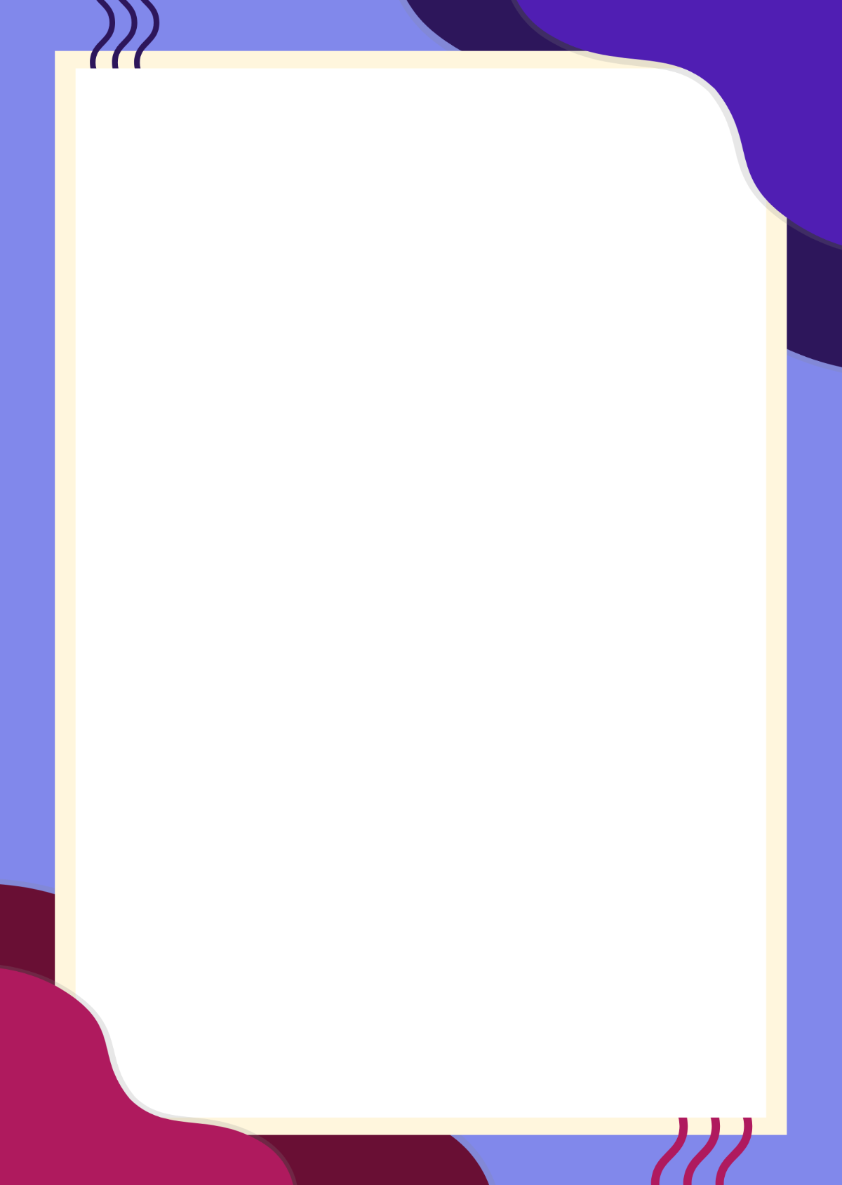 Blank Bordered Paper Printable