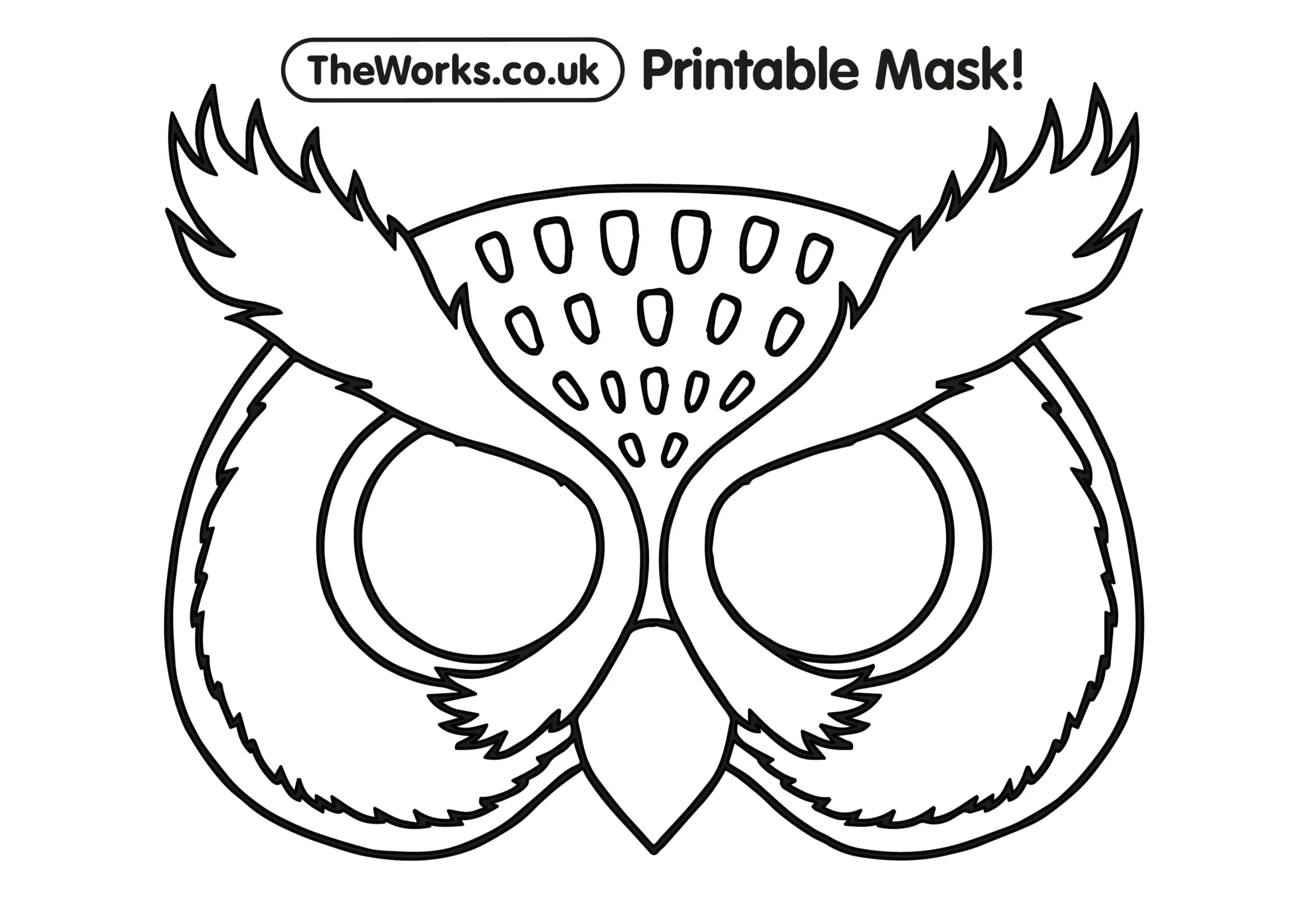 Printable Kids Masks Blank