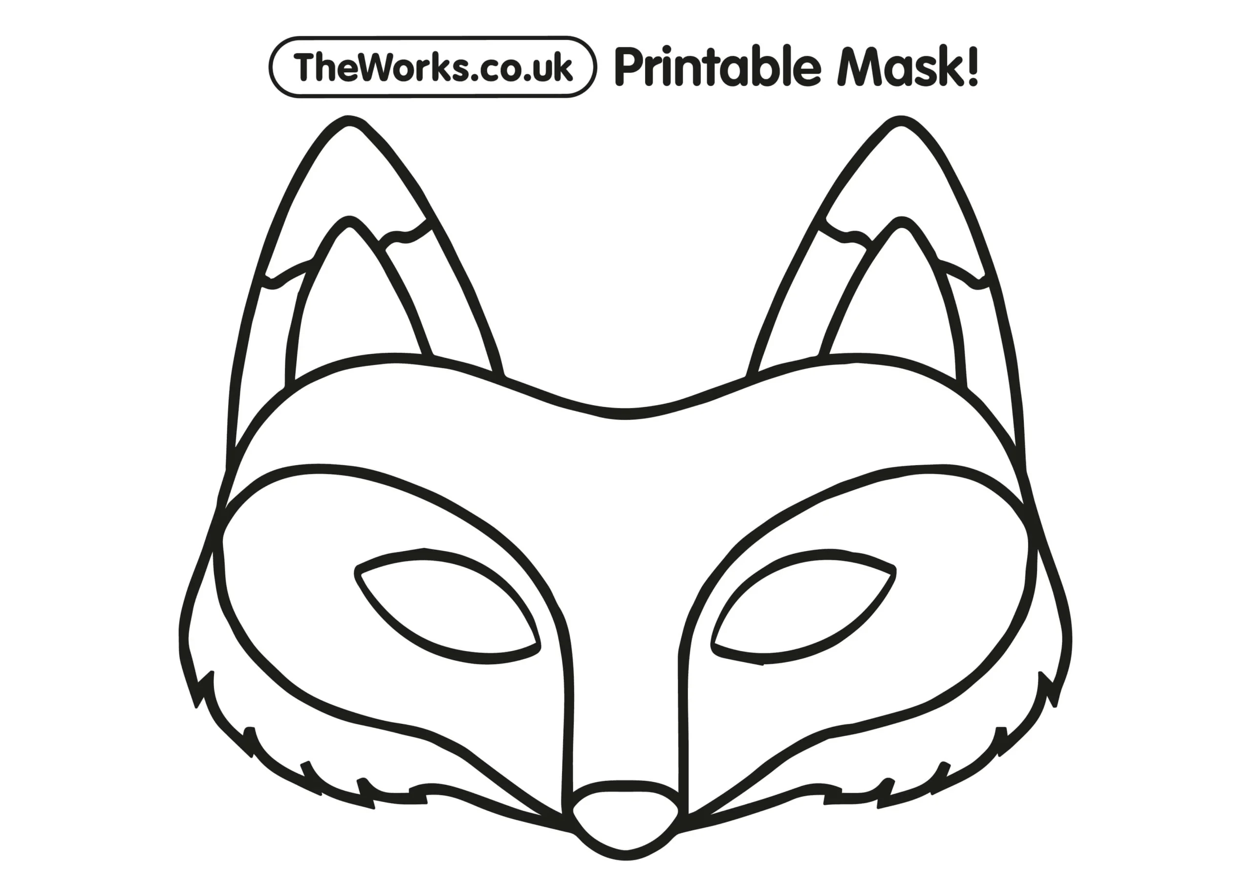Free Printable Blank Mask