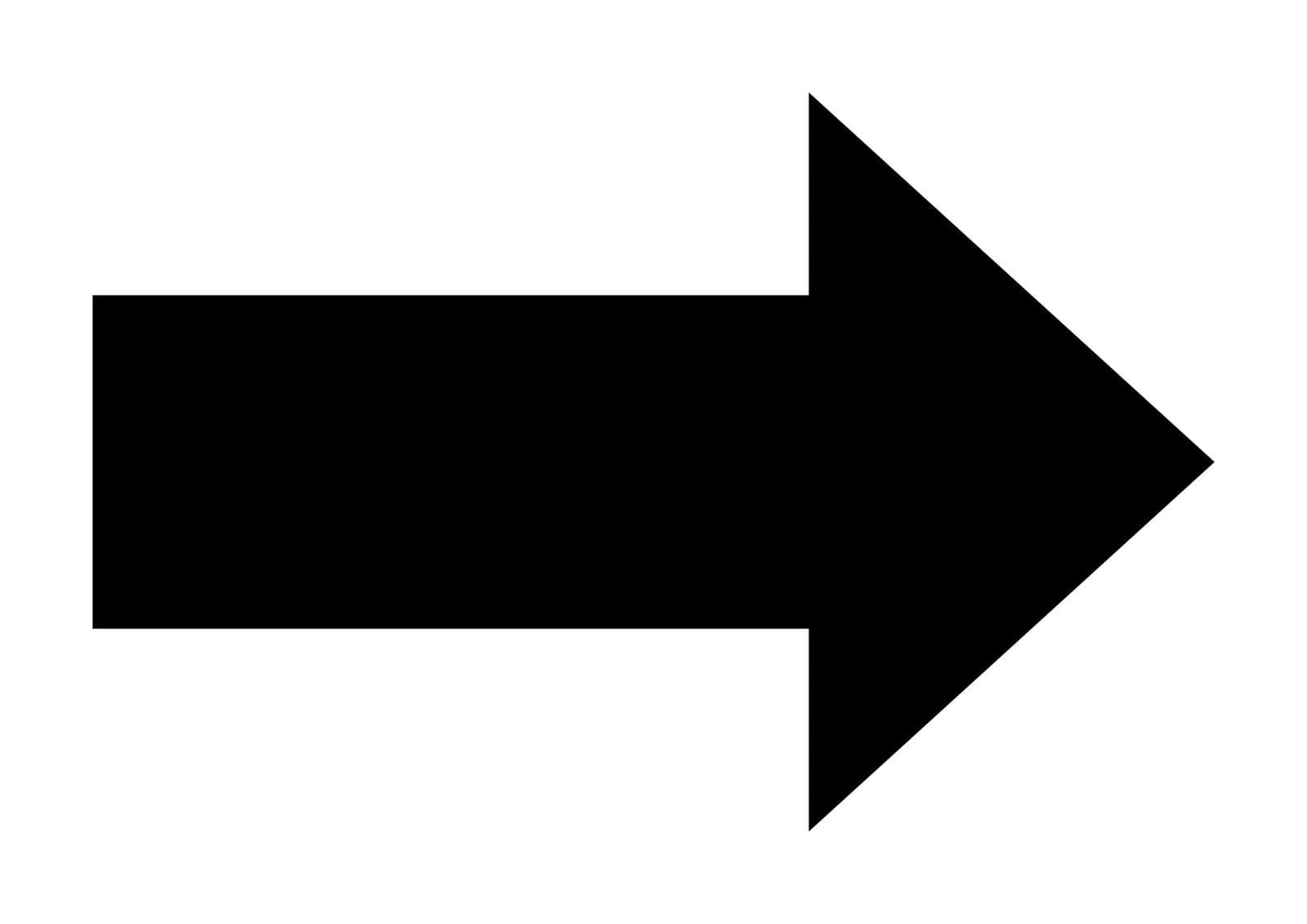Printable Blank Arrow Template