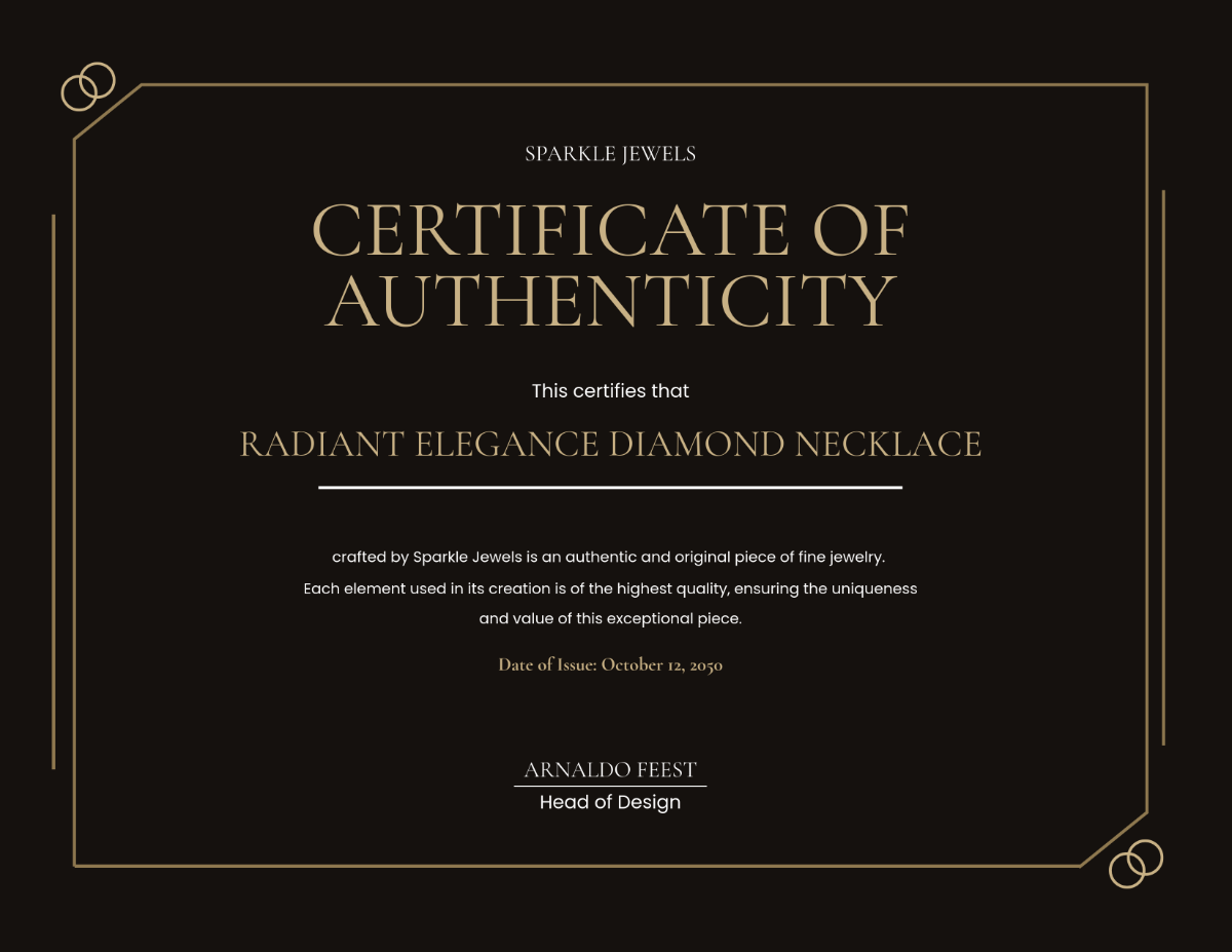 Free Printable Authenticity Certificate Templates To Customize Online