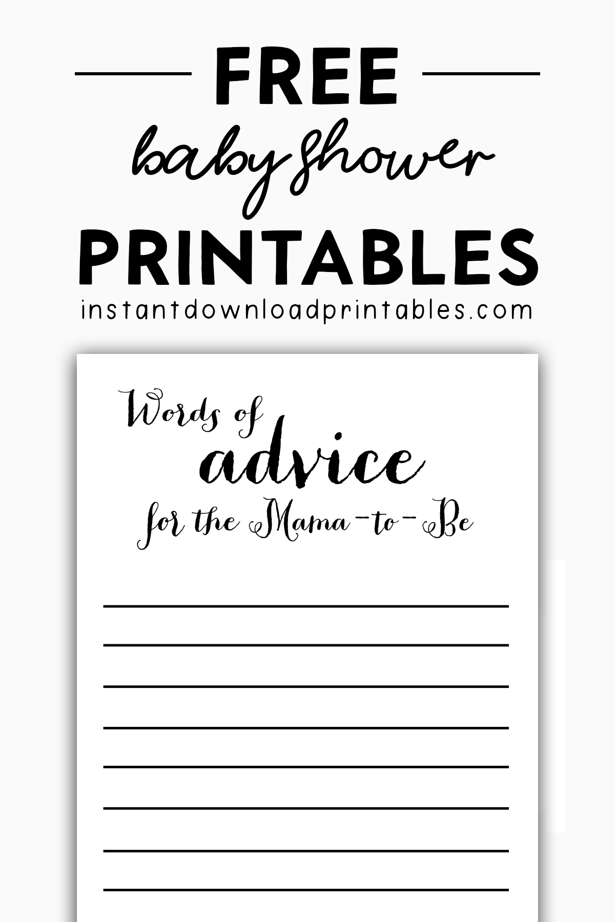 Free Printable Baby Shower Black White Chevron Activity Late 