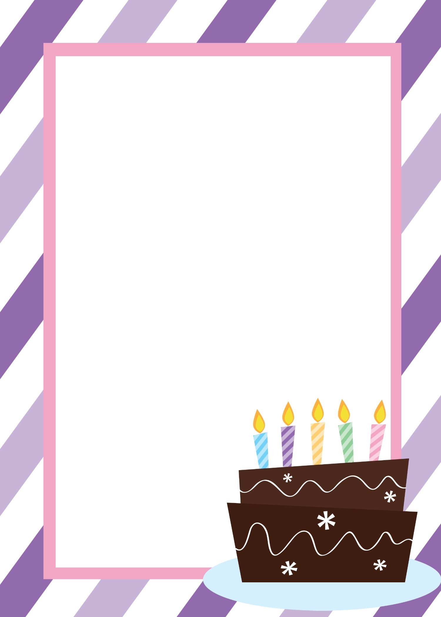 Free Blank Printable Invitations
