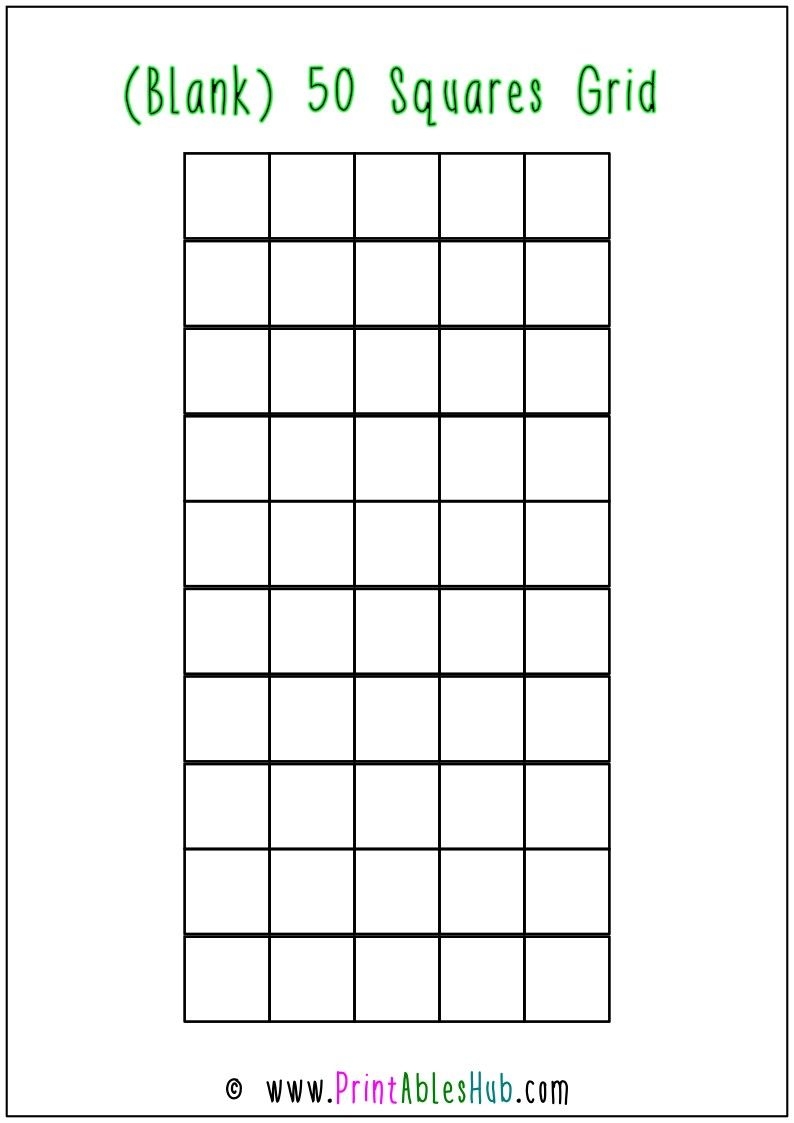 Printable Blank Squares