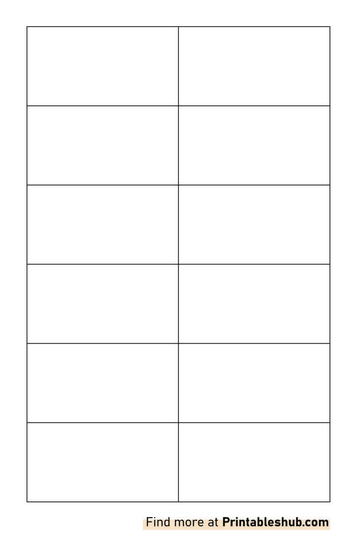 Printable Pdf Blank Cards