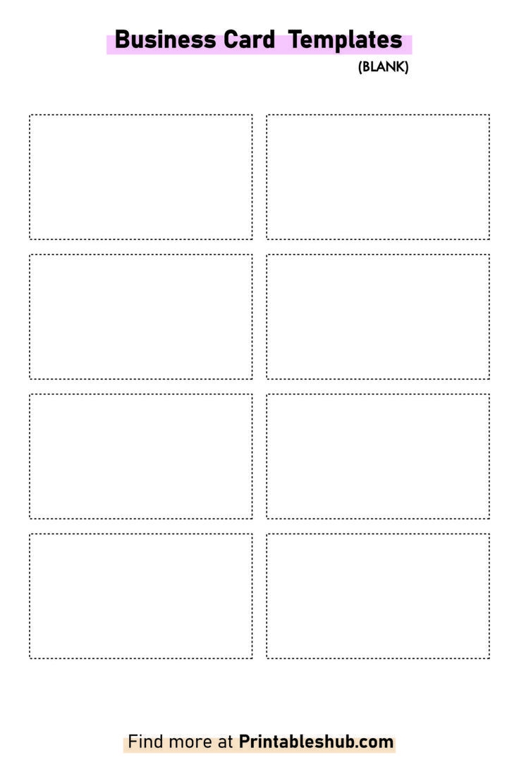 Blank Card Templates Free Printable