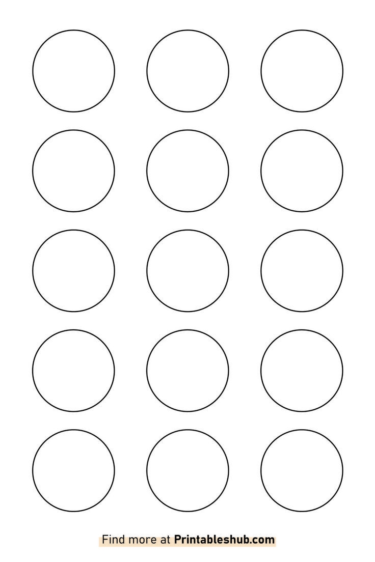Printable Blank Circle Template