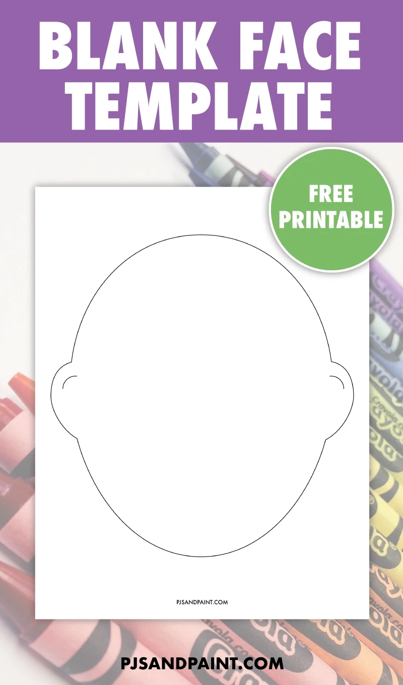 Blank Face With Pieces Printable