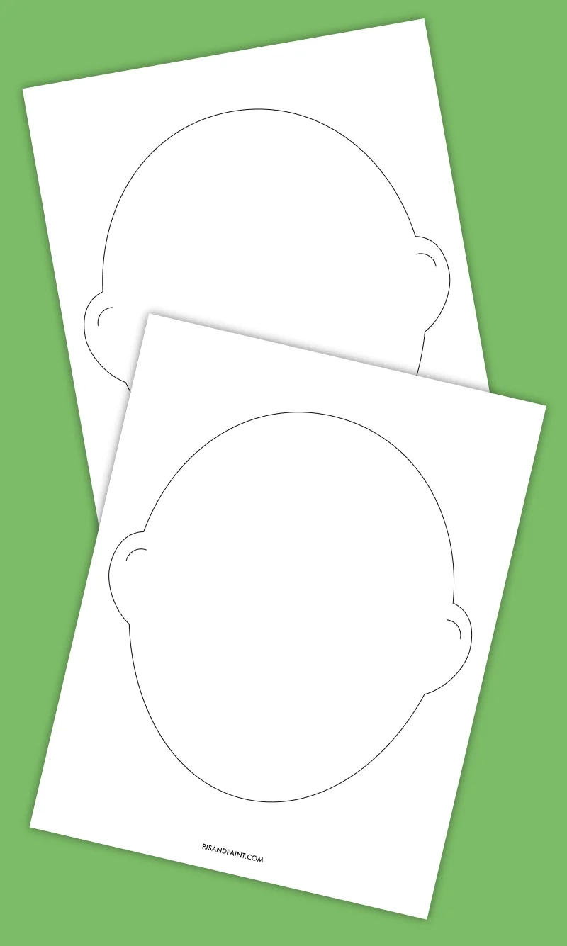 Printable Blank Mulible Faces