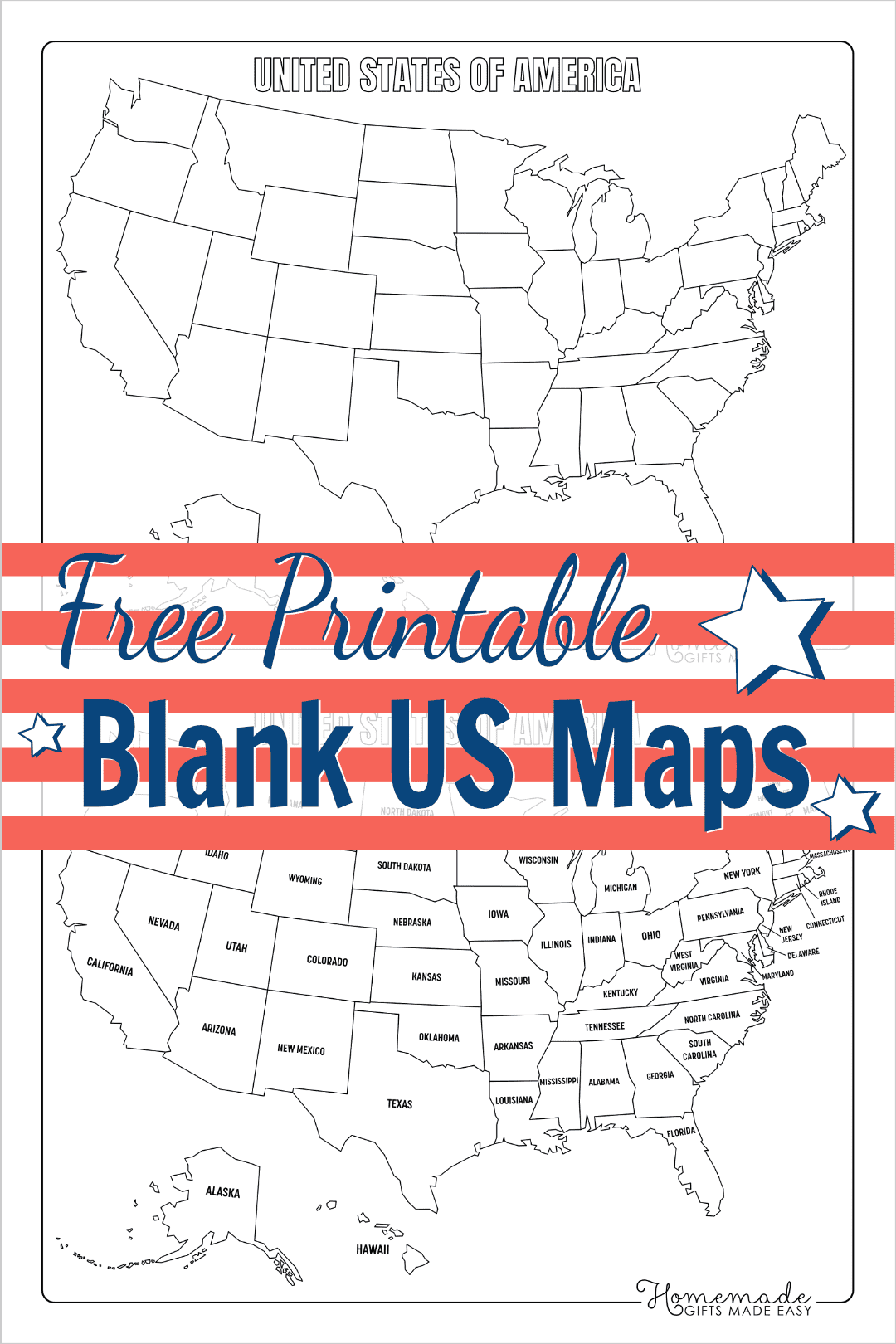 Blank Printable Us Regions