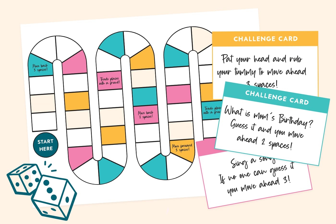 Game Board Blank Free Printable