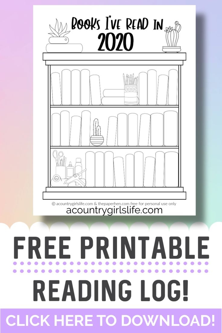 Blank Bookshelf Ideas Printable