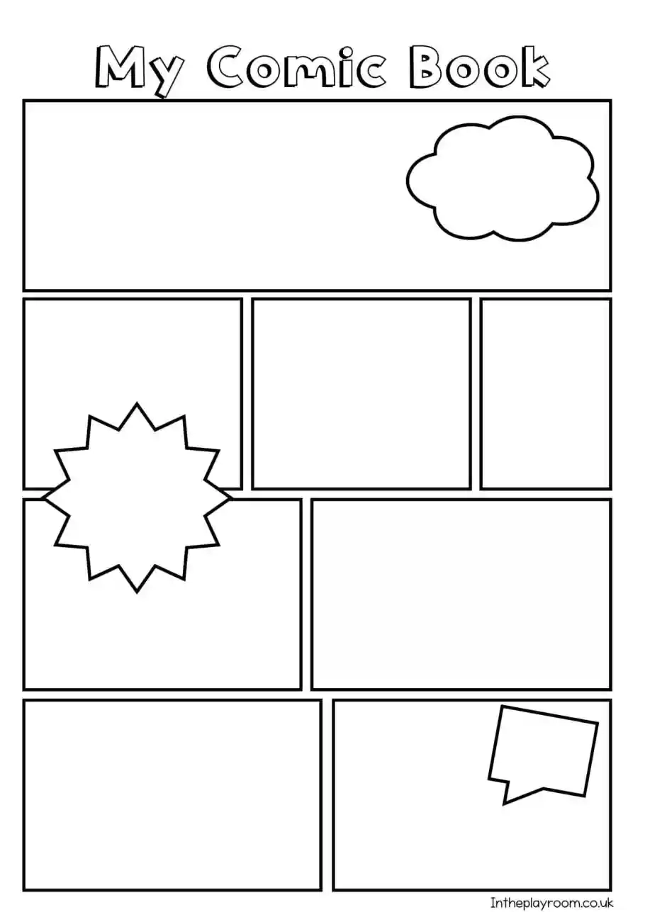 Free Blank Printable Comic Strips