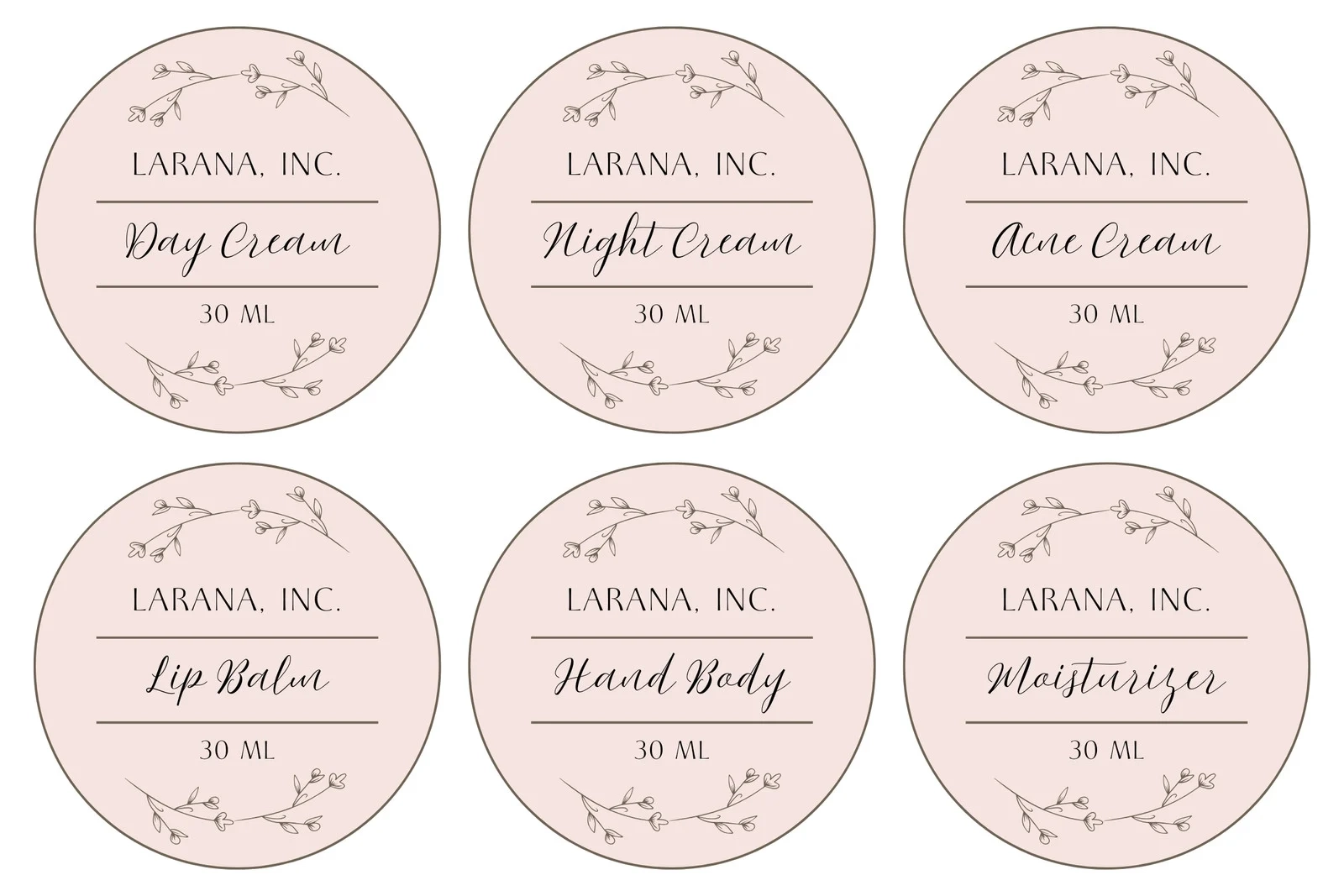 Printable Blank Label