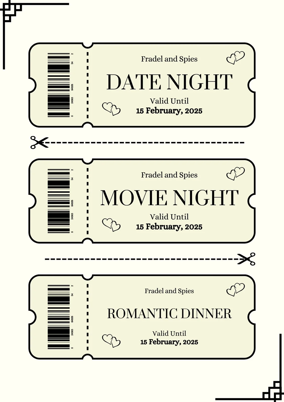 Printable Blank Love Coupon Template