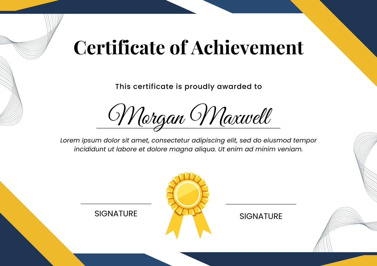 Free Printable Blank Award Certificates