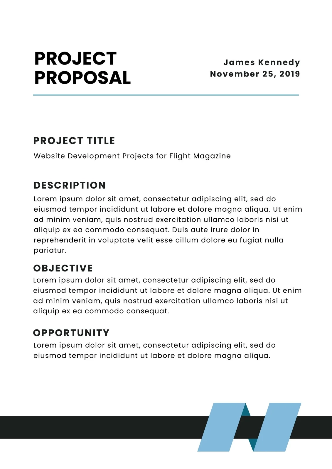 Free Printable Editable Proposal Templates For Work Or School 