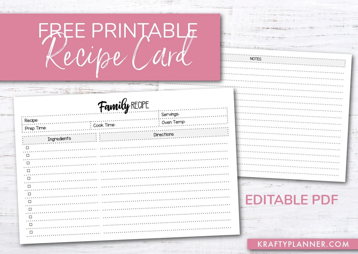 Printable Blank 6x8 Card Template