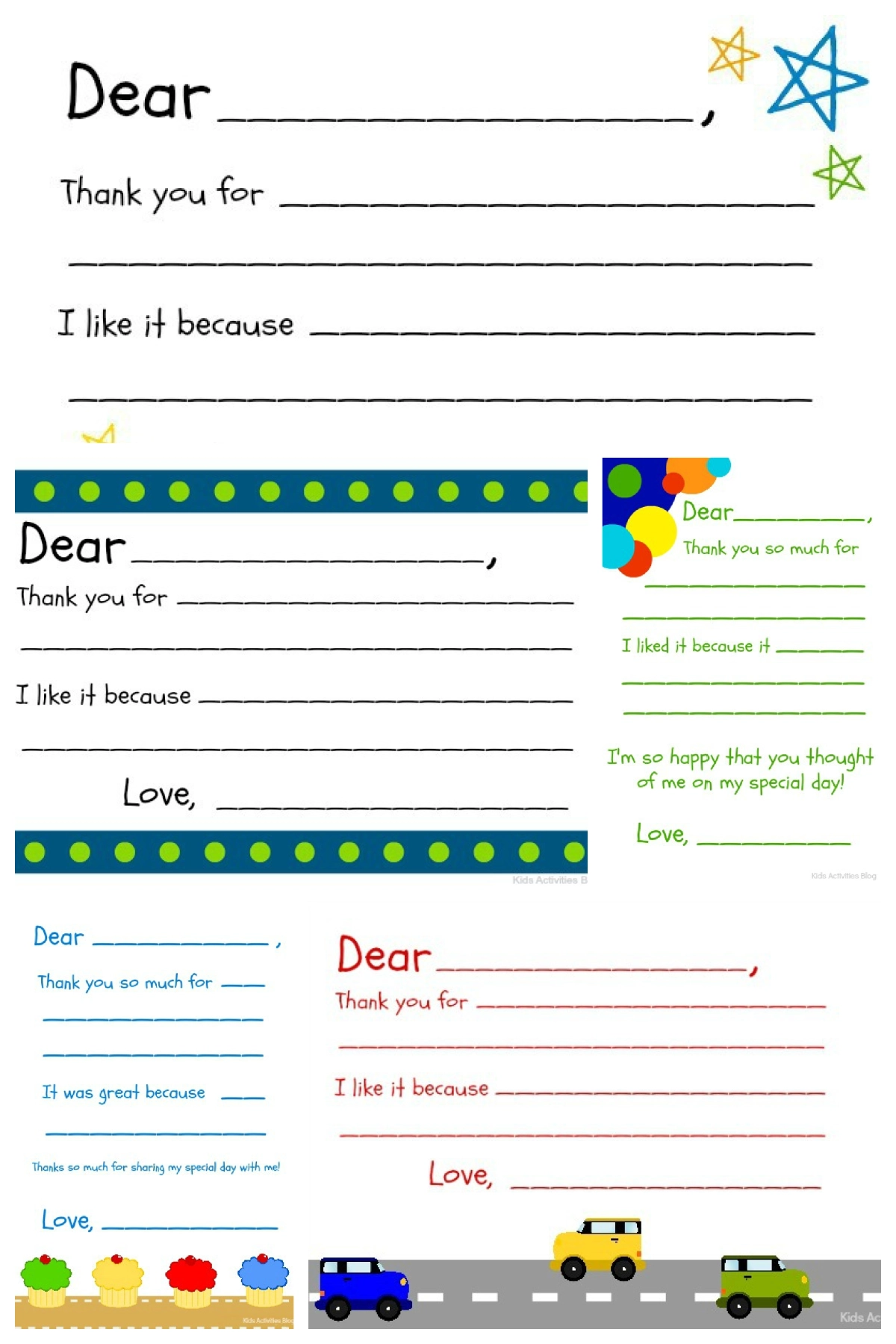 Free Printable Fill In The Blank Thank You Note Kids Activities Blog