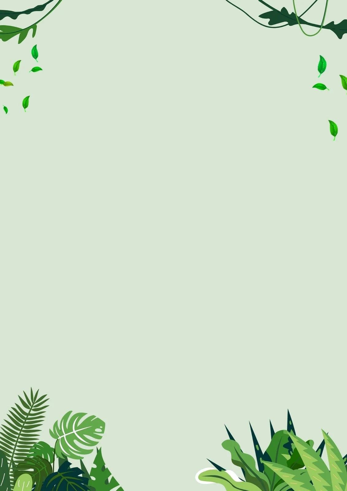 Blank Printable Flyer Template