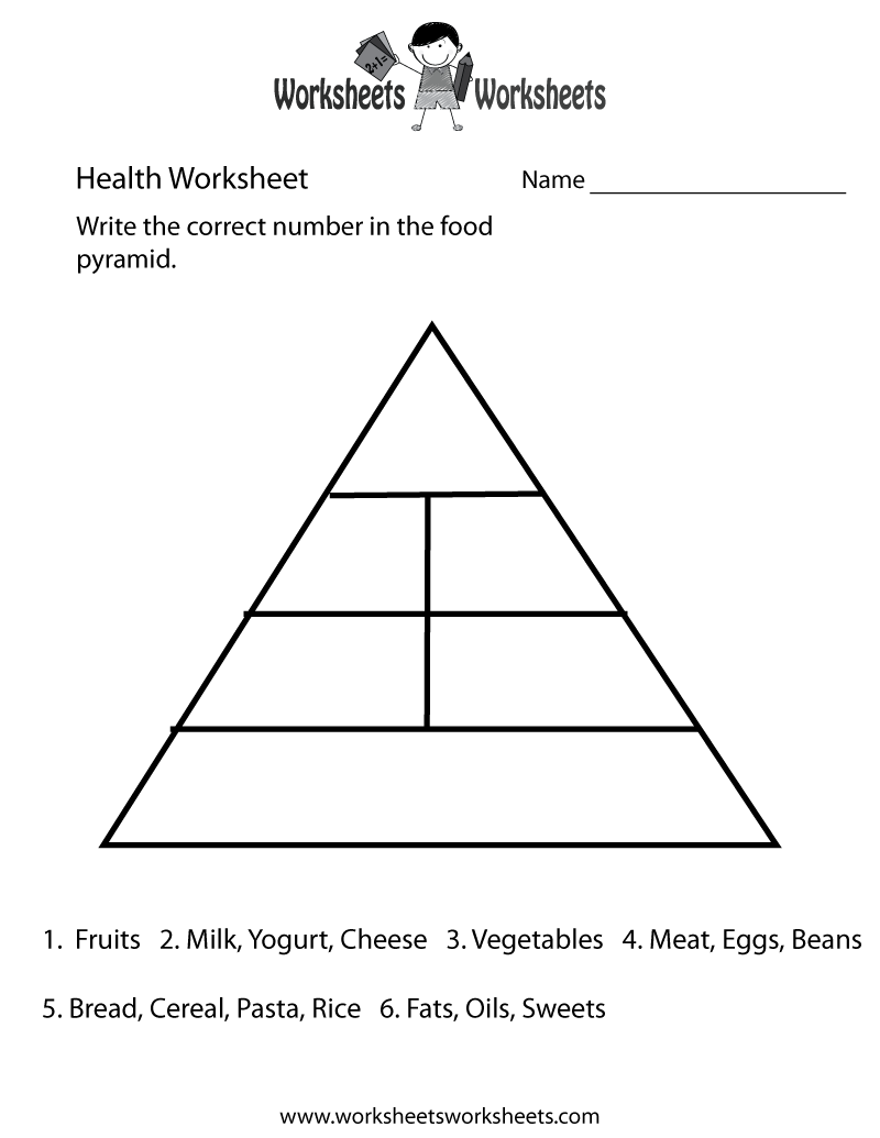Printable Blank Food Pyramid