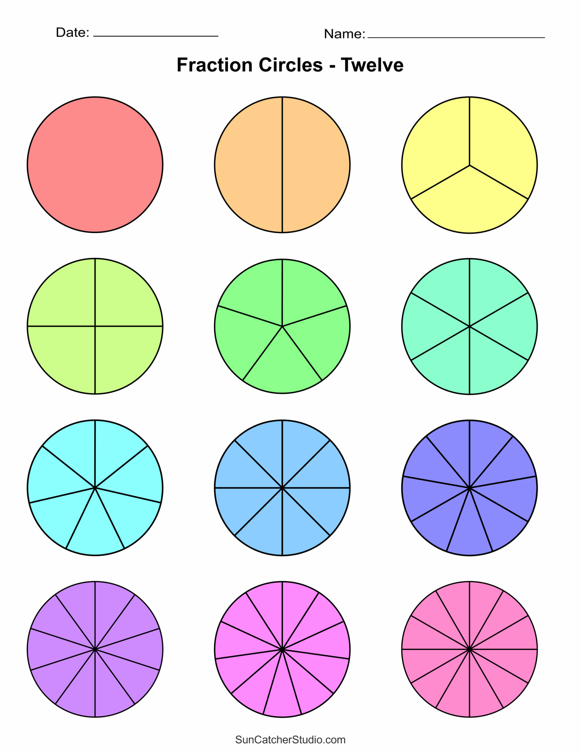 Blank Circles Printable