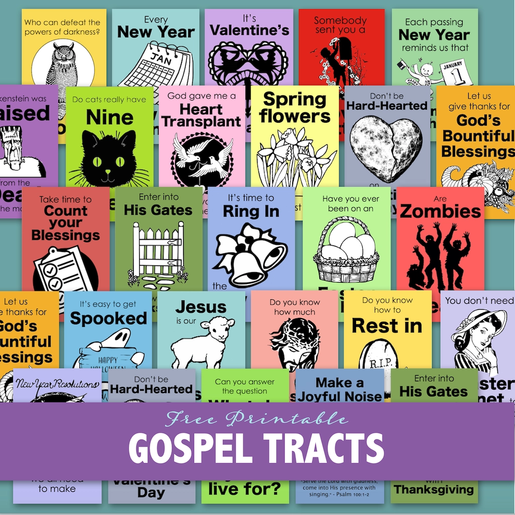 Free Printable Gospel Tracts For All Occasions Flanders Family 