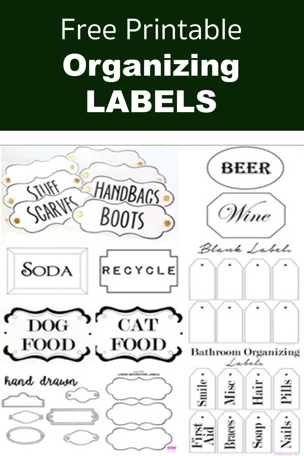 Free Blank Printable Labels